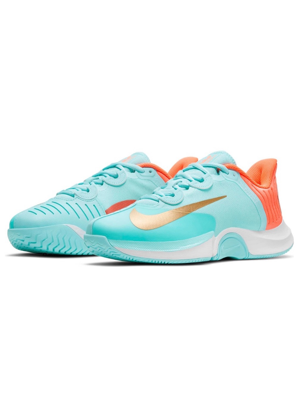 Nike women’s Court Air Zoom GP Turbo 'Copa Bright Mango